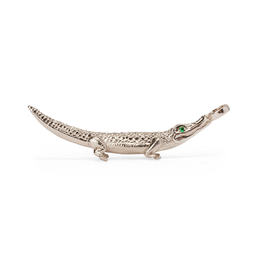 Baby Croc Joint Holder in silver
