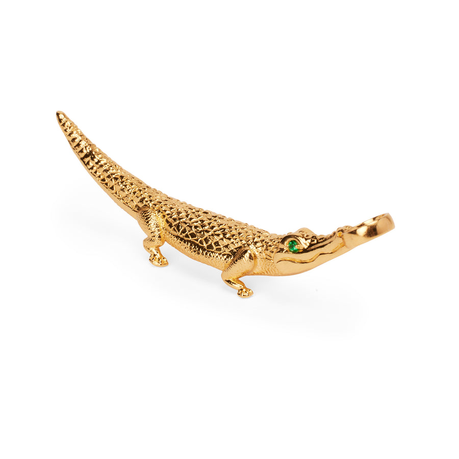 Baby Croc Joint Holder in gold