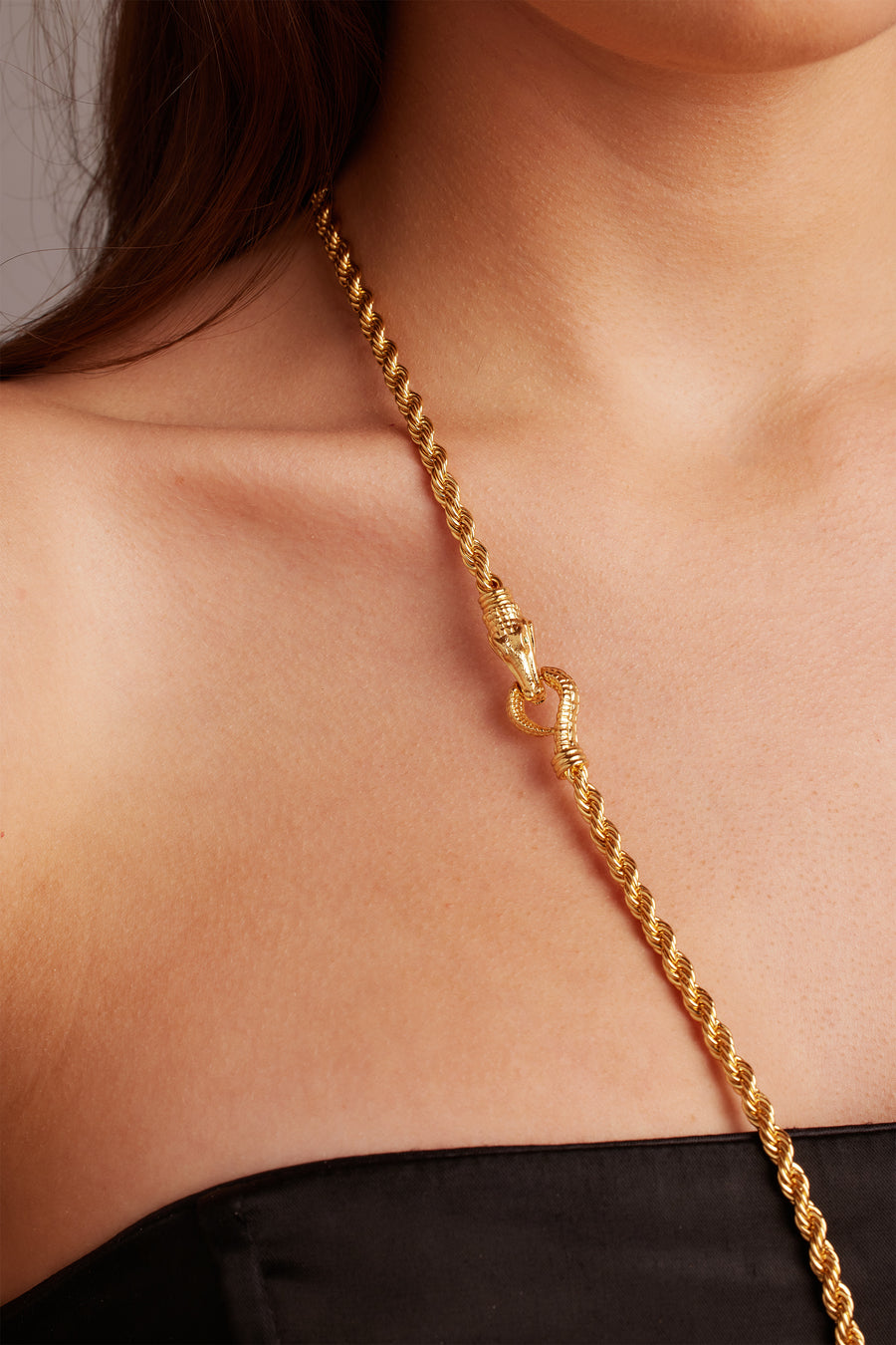32" Gilded Rope Necklace