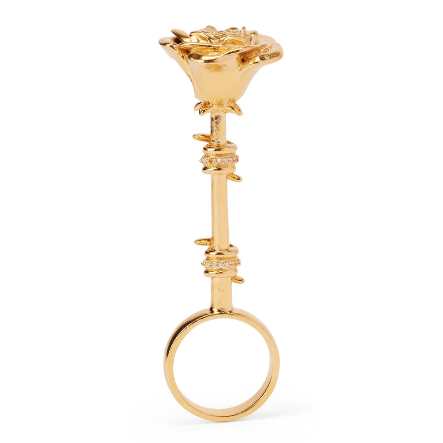 Farewell Rose Fumette Ring in gold.
